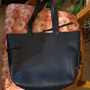 Elegant Navy Blue Tote Bag